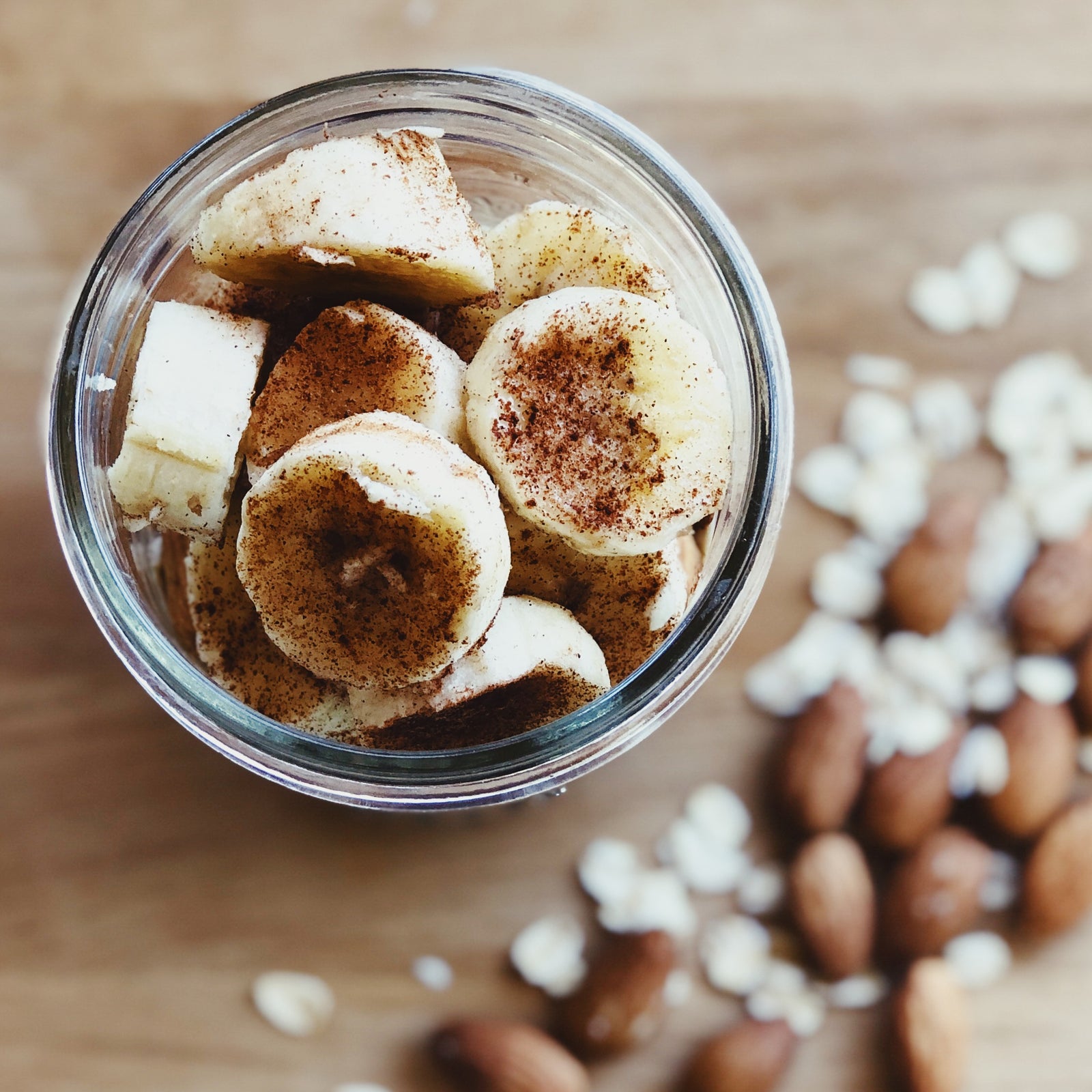 Spiced Peaches Overnight Oats