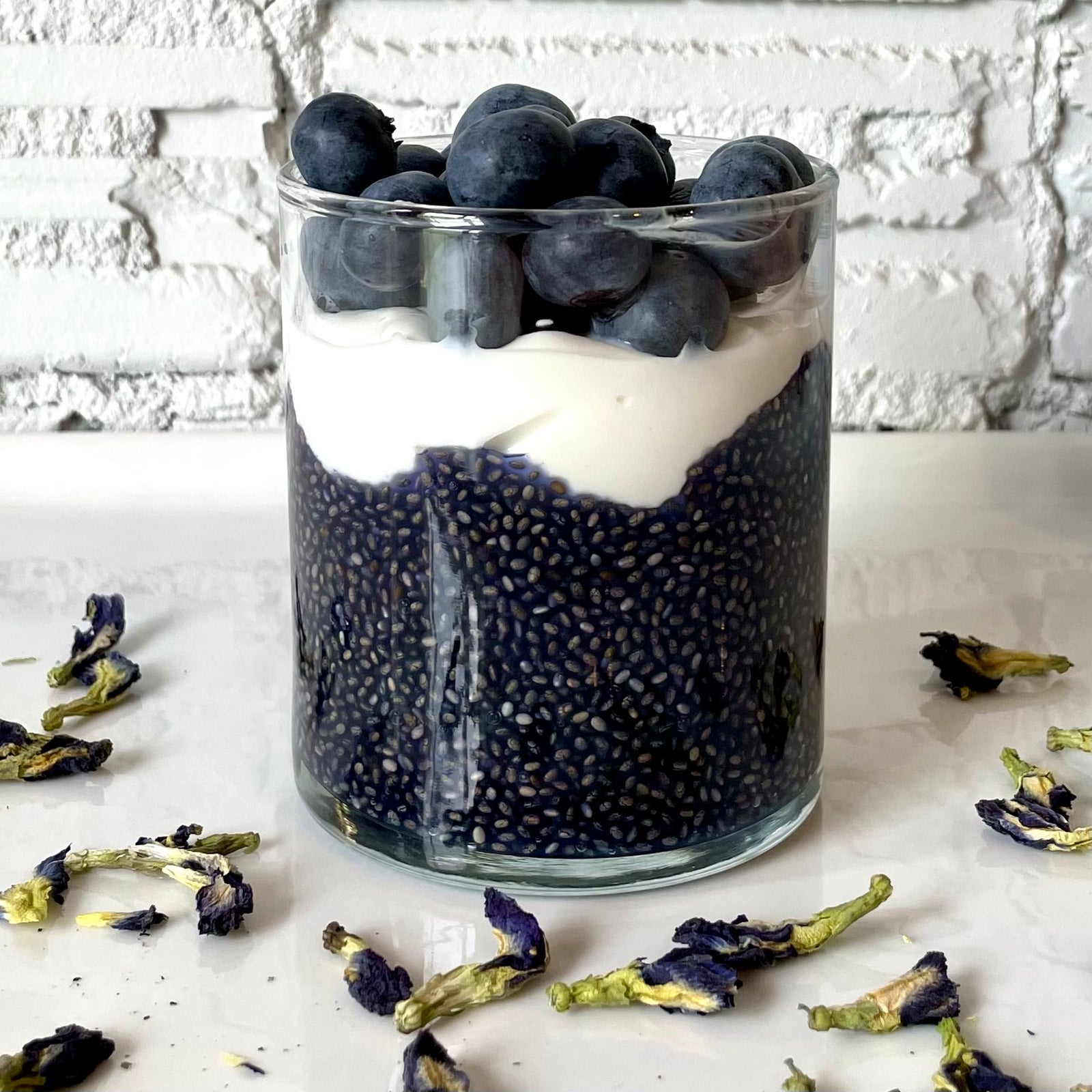 Butterfly Pea Chia Pudding