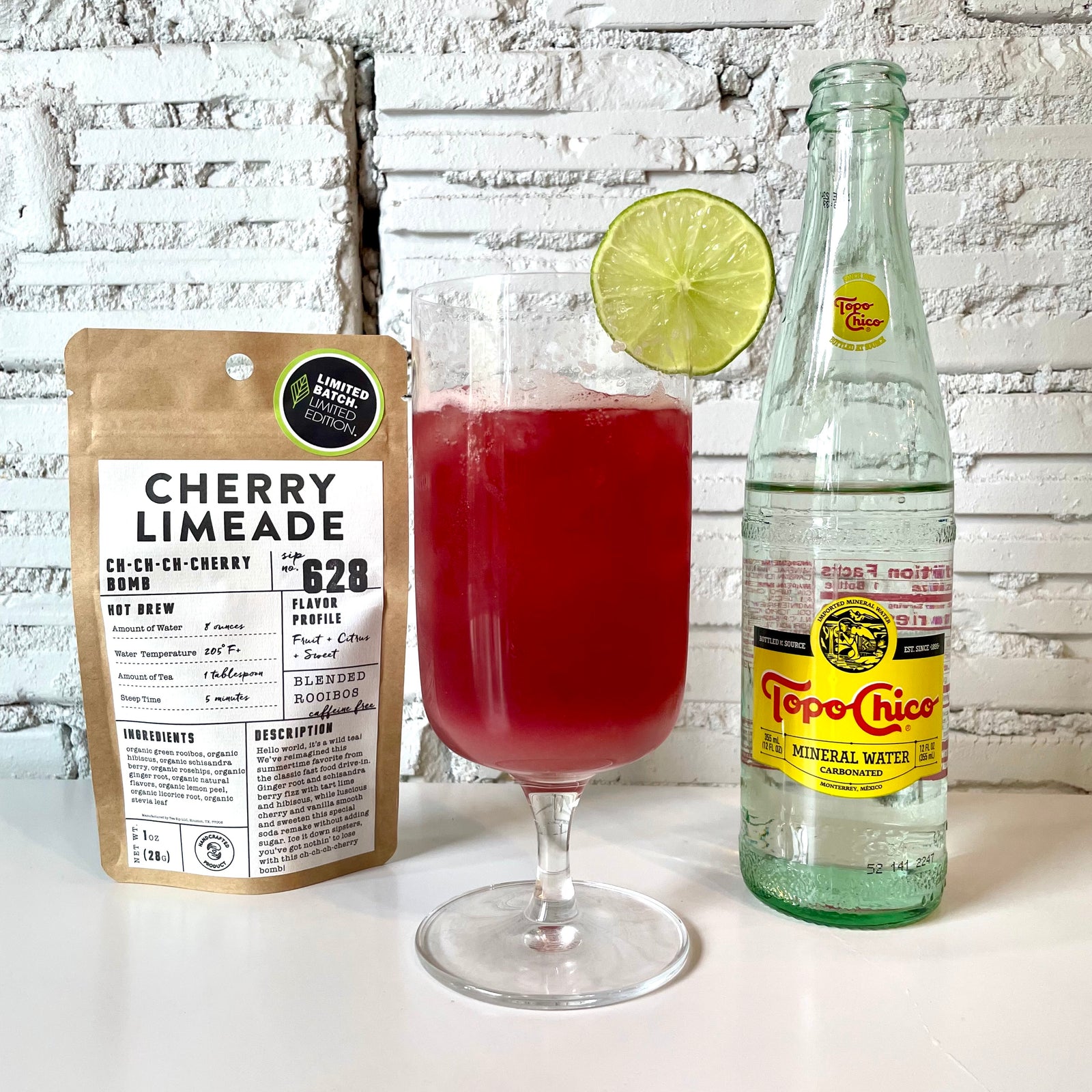 Cherry Lime Cocktail (spiked cherry limeade!)