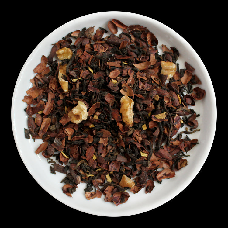 Black Walnut Brownie Loose Leaf Organic Pu-erh Tea