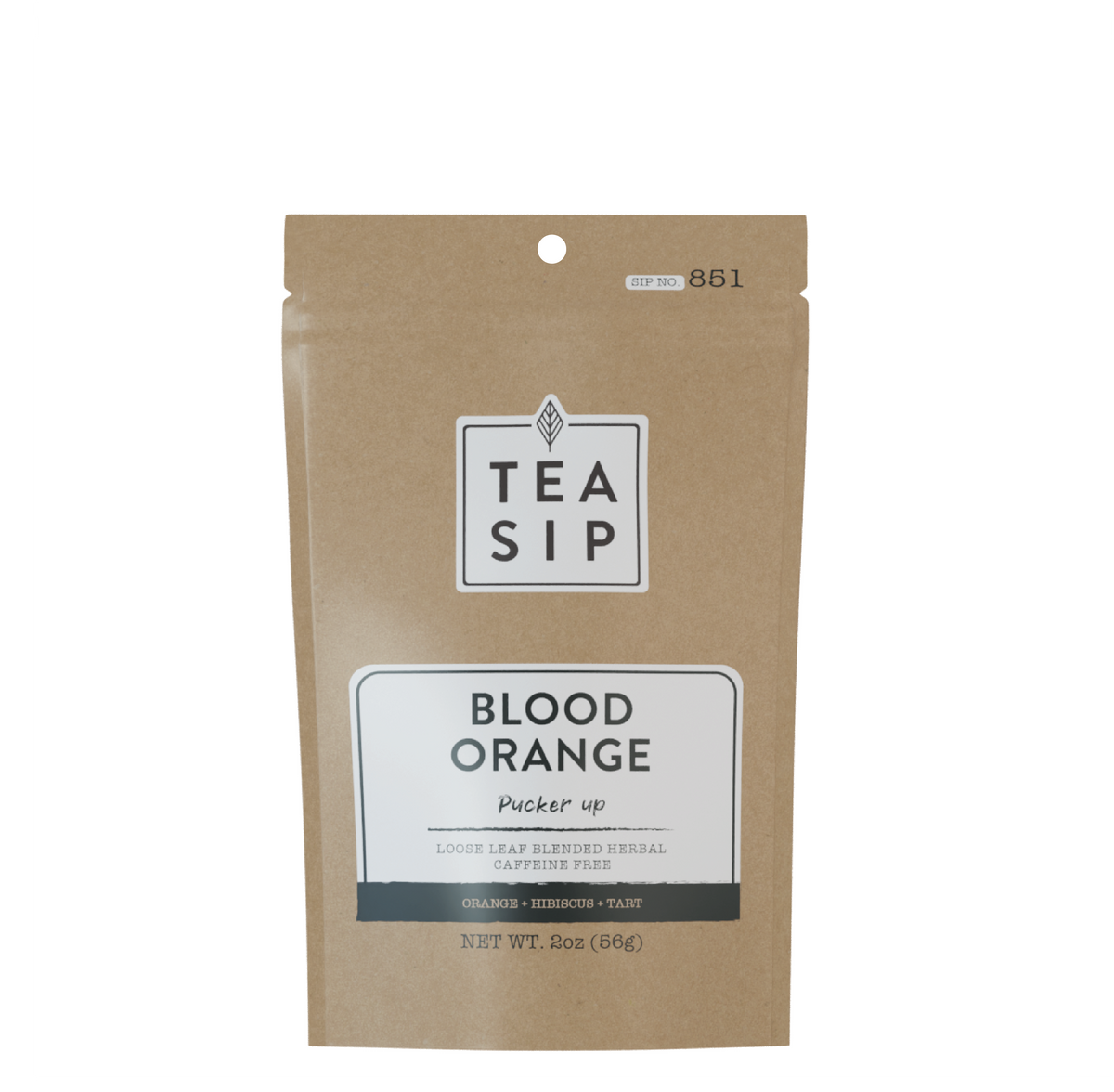 Blood Orange Loose Leaf Organic Herbal Tisane Tea Sip