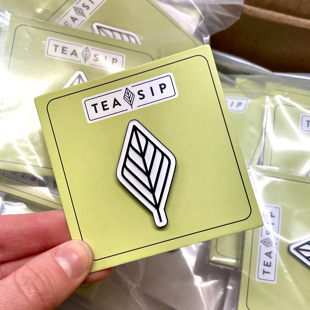 Tea Sip Leaf Pin